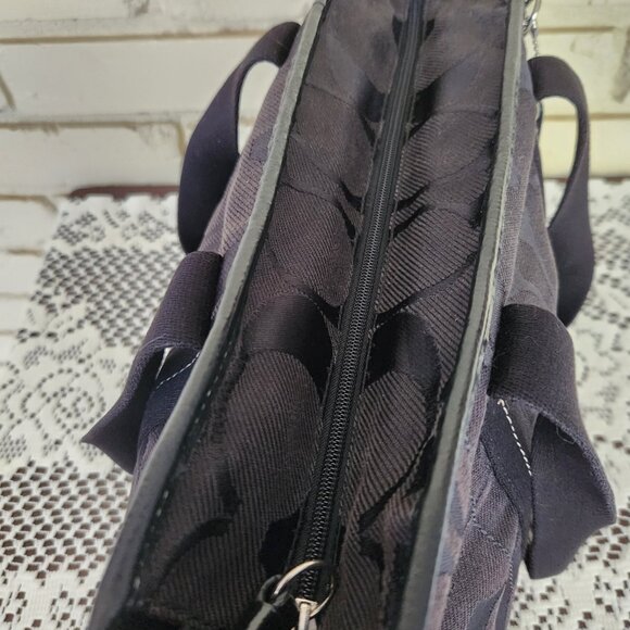 Euc Coach Kyra Signature Black Satchel Handbag Purse - Picture 11 of 13